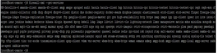Ansible Firewalld output 2