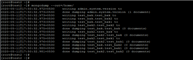 Backup in MongoDB - 2