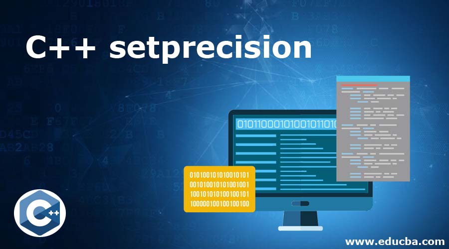 C++ setprecision