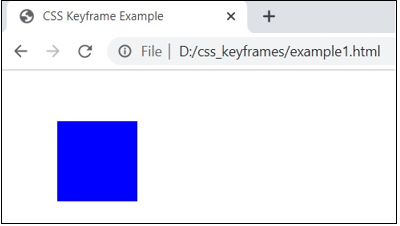CSS @keyframes output 2