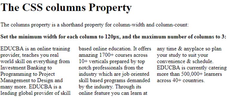 CSS Column 1