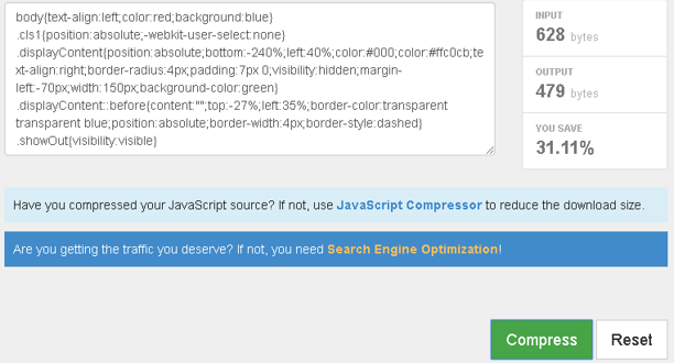 CSS Compressor - 2