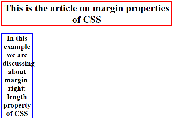 CSS Margin Right 2