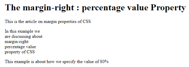 CSS Margin Right 3
