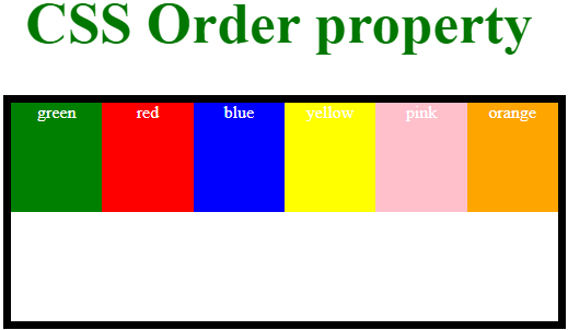 CSS Order - 1