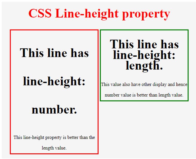 CSS line height 6
