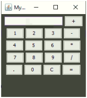 Calculator in Java Example 1