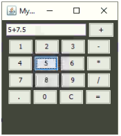 Calculator in Java Example 2