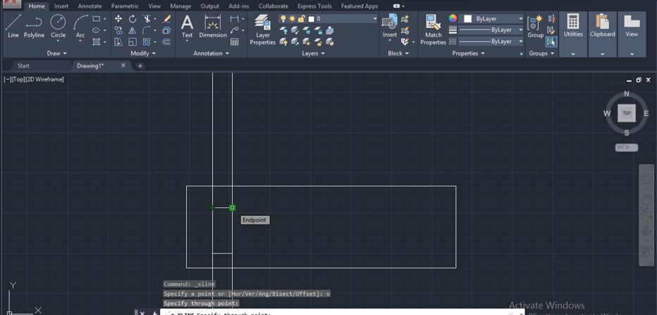 Construction Line in AutoCAD - 14