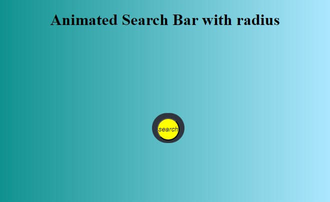 With Radius Example 6.1