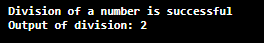 Java ArithmeticException Example 2