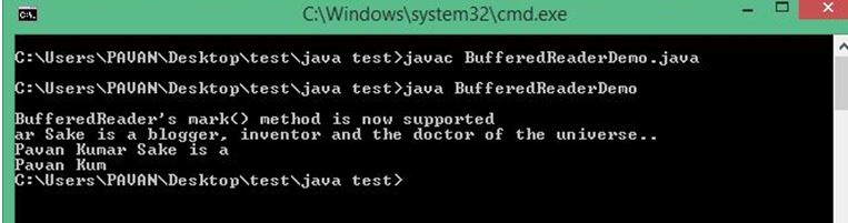 Java BufferedReader 1