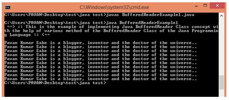 Java BufferedReader 2