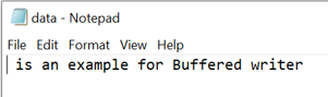 Java BufferedWriter - 4