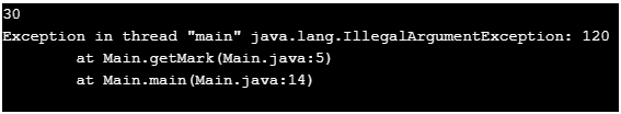 Java RuntimeException Example 2
