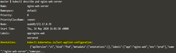 Kubernetes Annotations 1