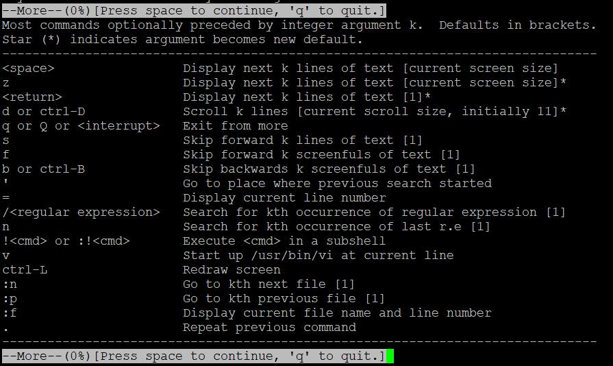 Linux More Command-1.2