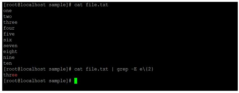 Linux Regular Expression 4