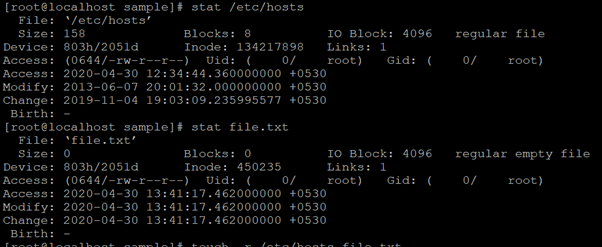 "-r" Option Example 4