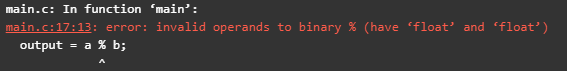 Modulus Operator in C - 2
