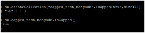 MongoDB Capped Collections Example 2
