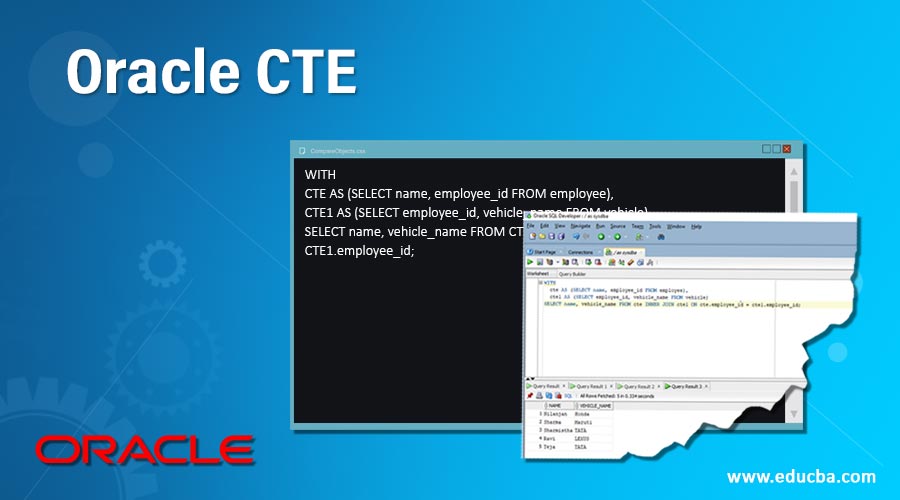 Oracle CTE