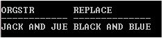 Oracle REPLACE()3