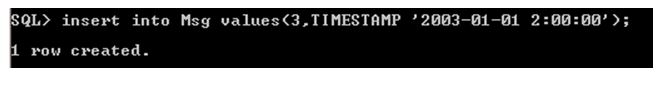 Oracle TIMESTAMP 7