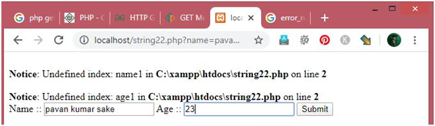 Echo Statement Example 3