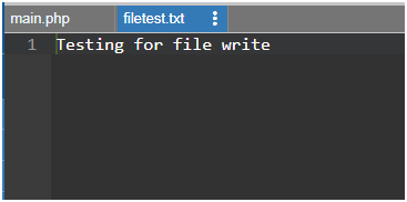 PHP Write File Example 3