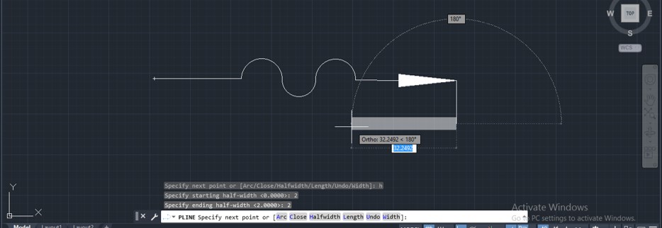 Polyline in AutoCAD - 18
