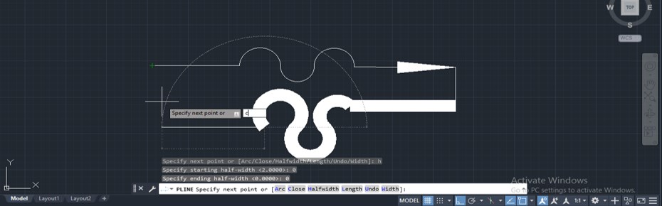 Polyline in AutoCAD - 20