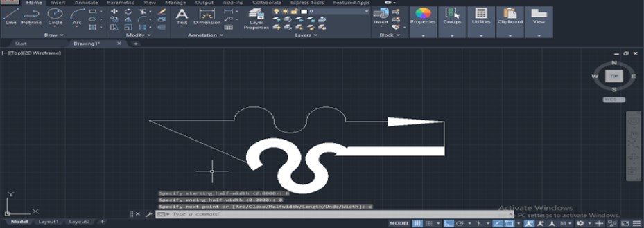 Polyline in AutoCAD - 21
