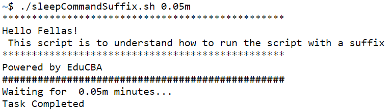 Shell Script Sleep-1.2