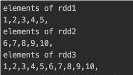 Spark Parallelize output 1