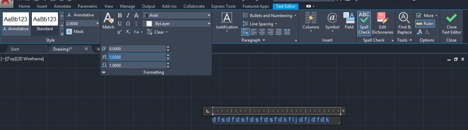 Text Command in AutoCAD - 17