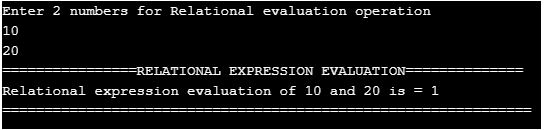 Logical expression evaluation