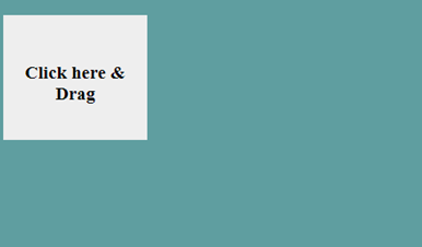 jQuery draggable() Example 1