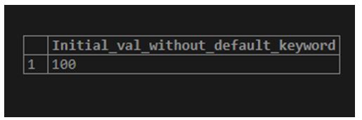 postgreSQL Variables 1