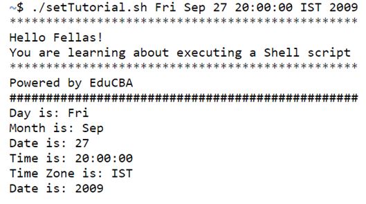 use the arguments passed through command line