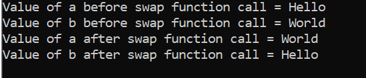 swap() in C++3