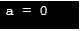integer variable