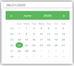 angular datepicker bootstrap