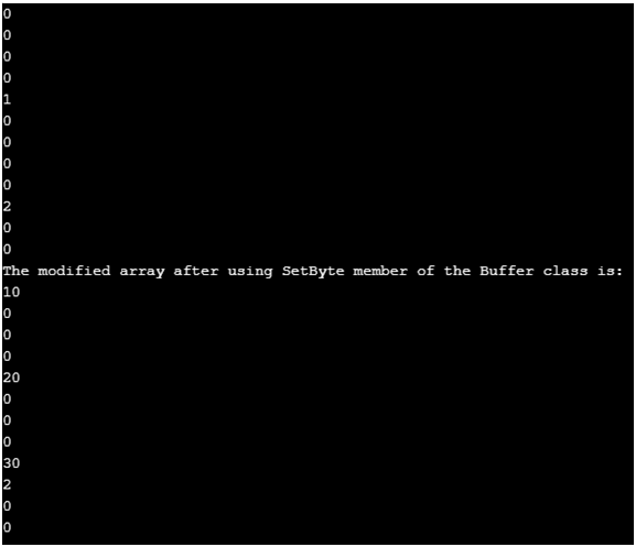 C# Buffer Example 2