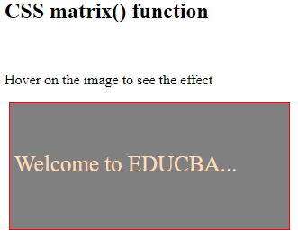 CSS Matrix Example 3