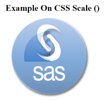CSS Scale() Example 1