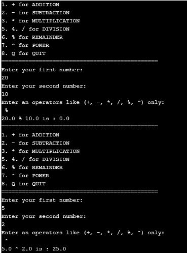 Calculator in Java - 3