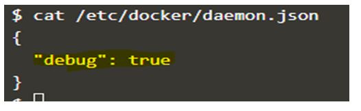 cat /etc/docker/daemon.json