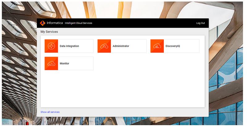 Navigate to the Data Integration option