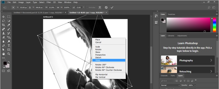 Fisheye Effect in Photoshop - 12